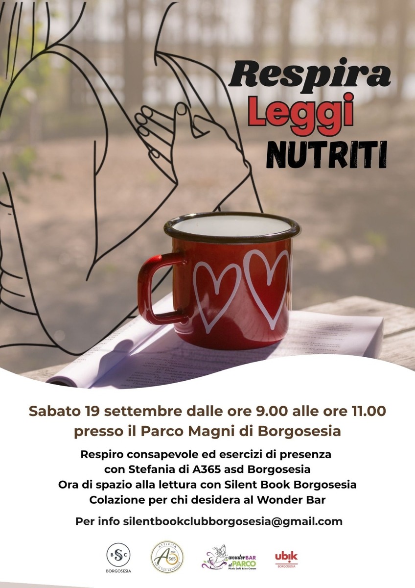 A Borgosesia una mattinata tra respiro, lettura e colazione al Parco Magni
