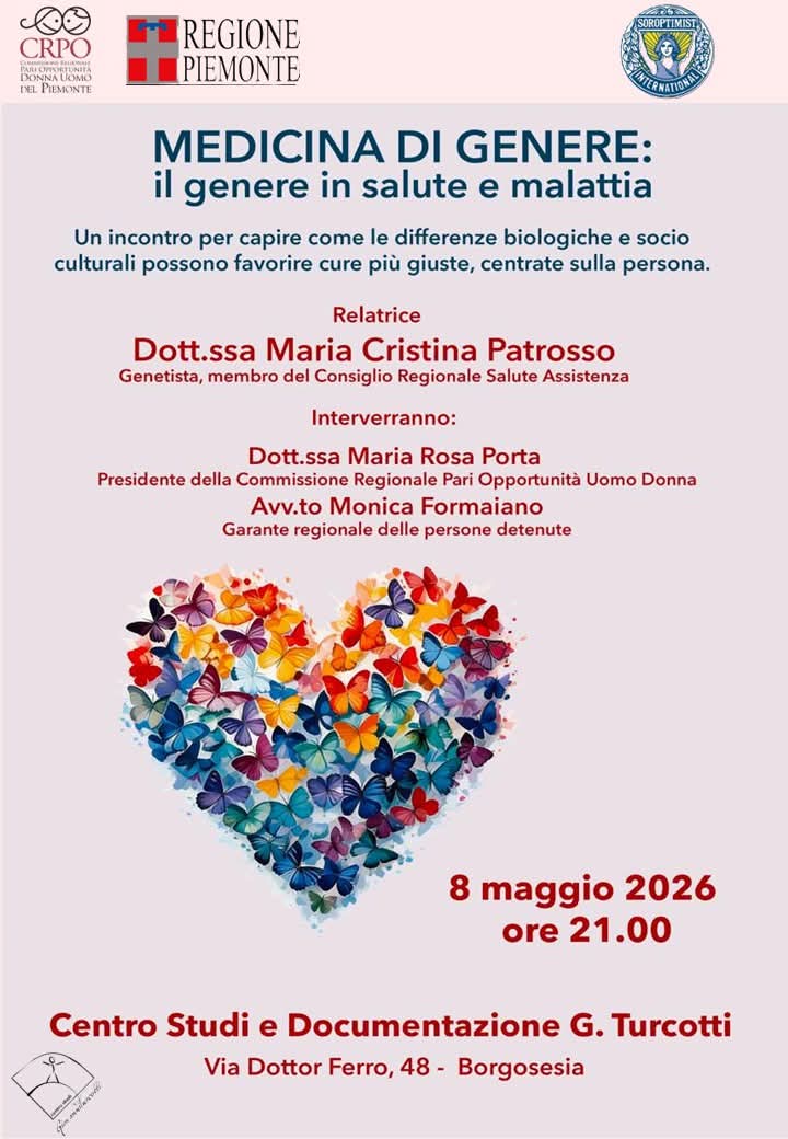 Borgosesia, incontro sulla medicina di genere al Centro Studi Turcotti