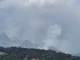 Incendio al Monte Barone, il fumo arriva fino a Casapinta