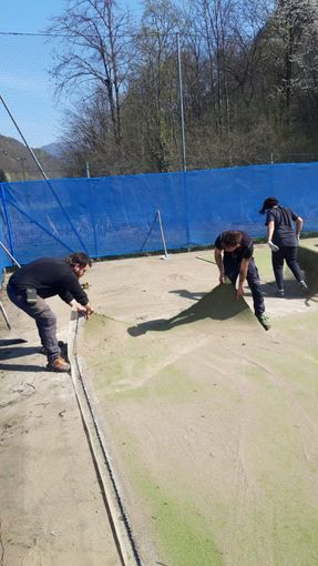 Quarona: Al via i lavori di rifacimento del campo da tennis
