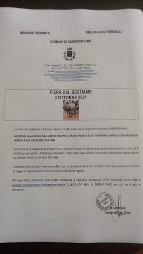 A Campertogno viene confermata la fiera del bestiame