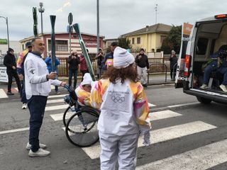 Il passaggio della fiaccola olimpica a Vercelli negli scatti di Ciro Simoni FOTO