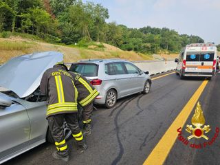 Dal Nord-ovest: incidente stradale sulla A5 verso Ivrea, due persone in ospedale