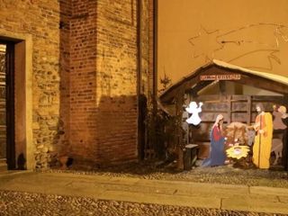Presepe in chiesa a Gattinara