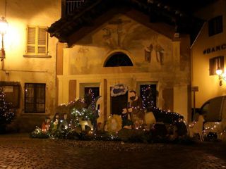 Presepe in piazza a Valduggia