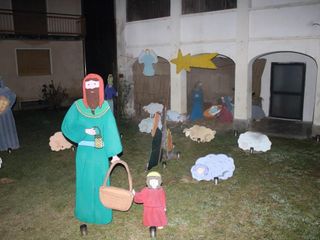 Presepe strada per Cellio