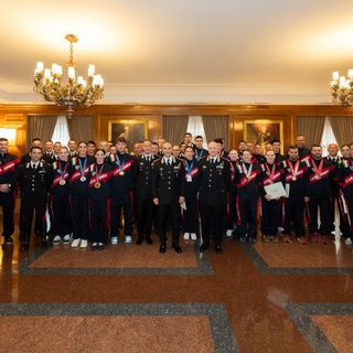 Incontro del Comandante Generale, Gen. C.A. Salvatore Luongo, con gli atleti dell’Arma medagliati