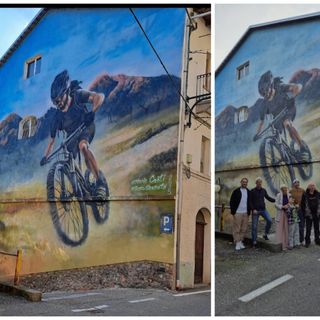 Ecco come si presenta il murales a Coggiola