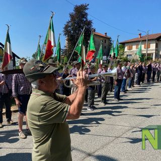 Valdilana, a Trivero cori e alzabandiera per il 70° anniversario degli Alpini (foto di repertorio)