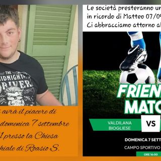 In ricordo di Matteo Senfet, messa a Roasio e minuto di silenzio a Valdilana