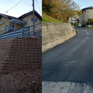 Valdilana, lavori conclusi nelle frazioni Giardino e Fiorina (foto dalla pagina Facebook di Comune di Valdilana)