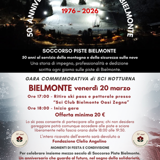 Bielmonte, domani grande festa per i 50 anni del  Soccorso Piste Bielmonte