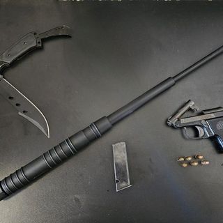 A bordo di un'auto c'era un arsenale, perfino una pistola rubata nel Biellese