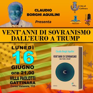 A Villa Palotti, la presentazione del libro: "Vent'anni di sovranismo. Dall'euro a Trump."