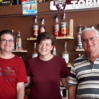 Il Presidente Giuliano Bugnolo, Clizia Basilico e il Vice Presidente Carlo Steca