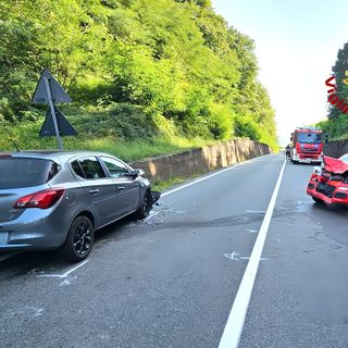 Dal Nord/Ovest, incidente stradale sulla SP299 a Quarona, Vigili del Fuoco