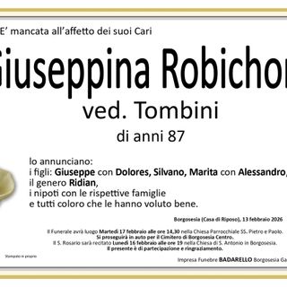 Giuseppina Robichon, ved. Tombini