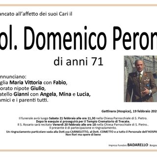 Col. Domenico Perone