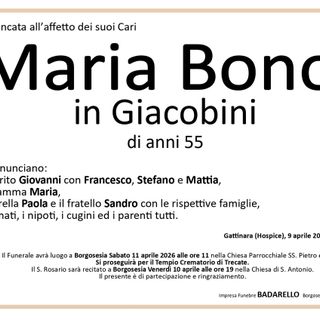 Maria Bono in Giacobini