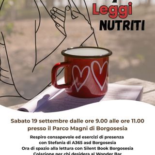 A Borgosesia una mattinata tra respiro, lettura e colazione al Parco Magni