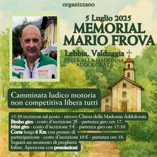 Festa della Madonna Addolorata: a Valduggia, camminata in ricordo di Mario Frova