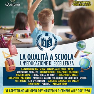 Quarona, open day per conoscere da vicino la scuola: appuntamento il 9 dicembre