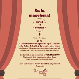 Borgosesia, una serata per riscoprire le maschere rionali con “Su la maschera!”
