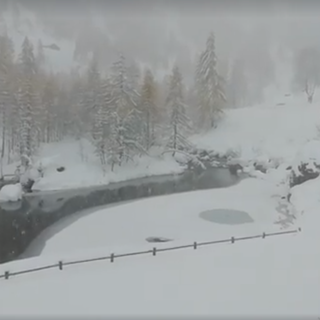 Alagna Valsesia: lo spettacolo della neve VIDEO