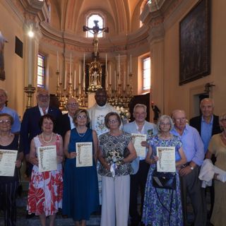 Rovasenda celebra gli anniversari di nozze nella festa patronale dell’Assunta