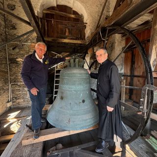 Varallo, torna a suonare la campana maggiore del Sacro Monte grazie a Fondazione CRT