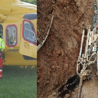 Pray, infortunio sul lavoro: operaio di 40 anni in ospedale con l'elisoccorso