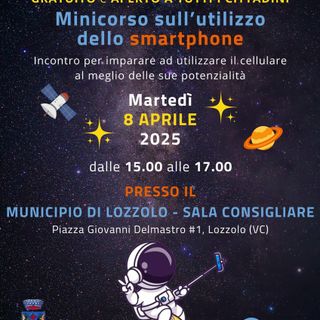 Lozzolo: Un corso per l'uso degli smarphone