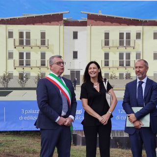 Cossato, parte il cantiere per la costruzione di un nuovo complesso residenziale da 42 alloggi.