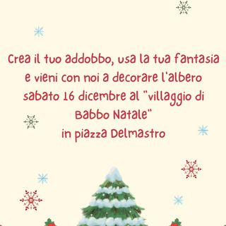 A Lozzolo “Crea il tuo addobbo”: prepara le decorazioni in occasione delle feste.