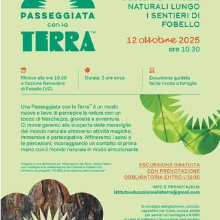 Fobello, una “Passeggiata con la Terra” per riscoprire i sentieri e la natura della Valsesia