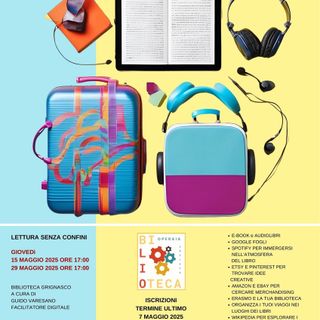 Laboratorio digitale gratuito alla Biblioteca di Grignasco: &quot;Oltre le pagine del libro: lettura senza confini&quot;