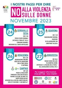 Borgosesia: I nostri passi per dire NO alla violenza sulle donne