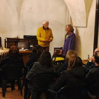 Lenta, buona partecipazione alla mostra di affreschi nel monastero con i corsi dell’Associazione Il Castello