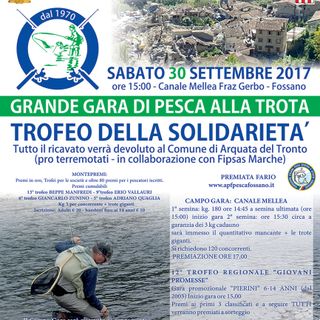 Grande gara di pesca alla trota a Fossano