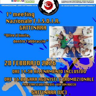Gattinara porta sul tatami il 1° Meeting Nazionale F.I.S.D.I.R. di judo: sport paralimpico e inclusione al centro
