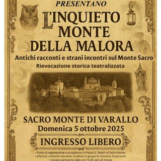 Al Sacro Monte di Varallo la rievocazione storica con gli “Osti della malora”