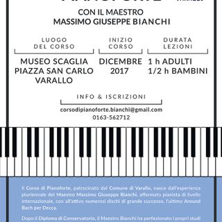 Varallo: Corso di pianoforte con il Maestro Massimo Giuseppe Bianchi