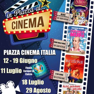 Gattinara: “IN PIAZZA AL CINEMA” 4 appuntamenti dedicati al cinema all’aperto