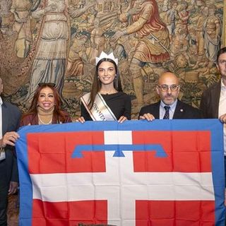 A Palazzo Lascaris ricevuta Francesca Bergesio, Miss Italia piemontese.