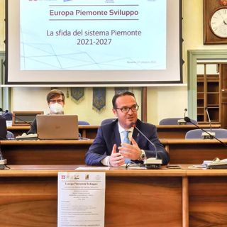 L'assessore Michele Mosca a Novara
