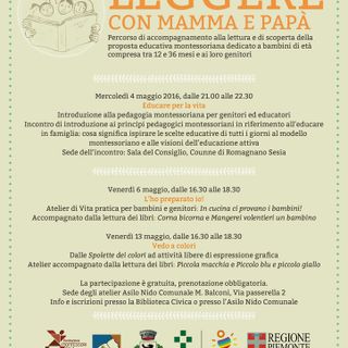 Romagnano Sesia: Leggere con mamma e papà