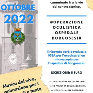Borgosesia: Raccolta fondi per il reparto oculistica della città