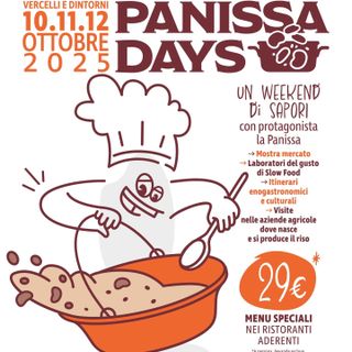 Panissa Days: tre giorni di gusto tra Vercelli e l’Alto Sermenza