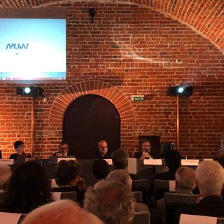 L’assessore Poggio alla presentazione del “MUVV”:rete dei musei di Vercelli e Varallo