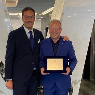 Borgosesia Calcio: Il presidente Michele Pizzi è uno dei vincitori del D Club